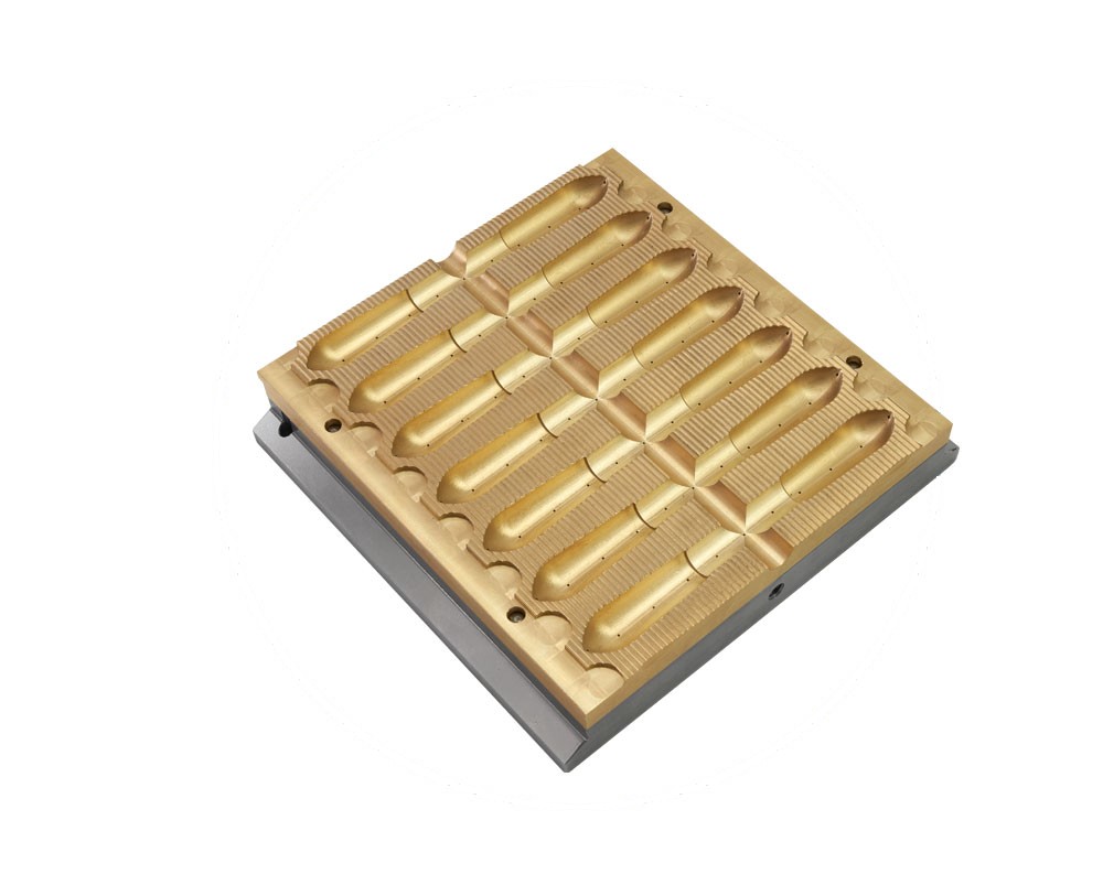 Mould for suppository machines