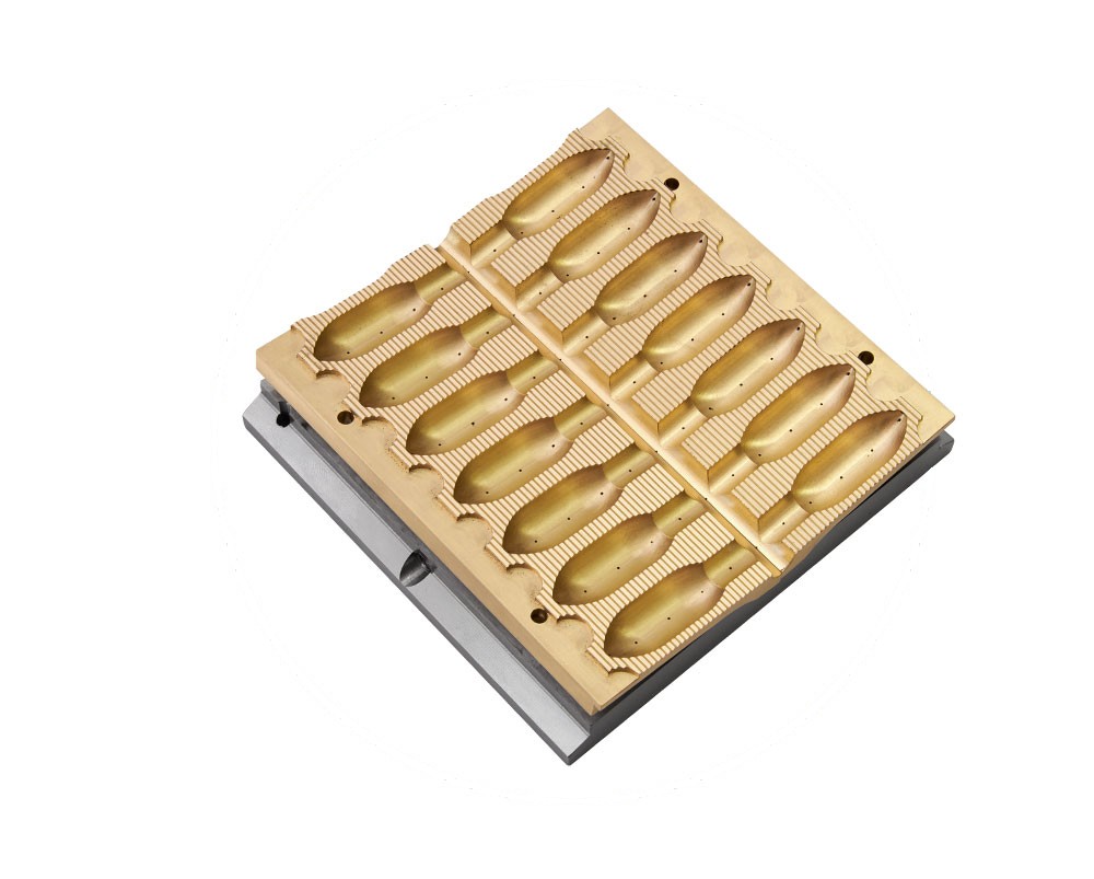 Mould for suppository thermoforming machines