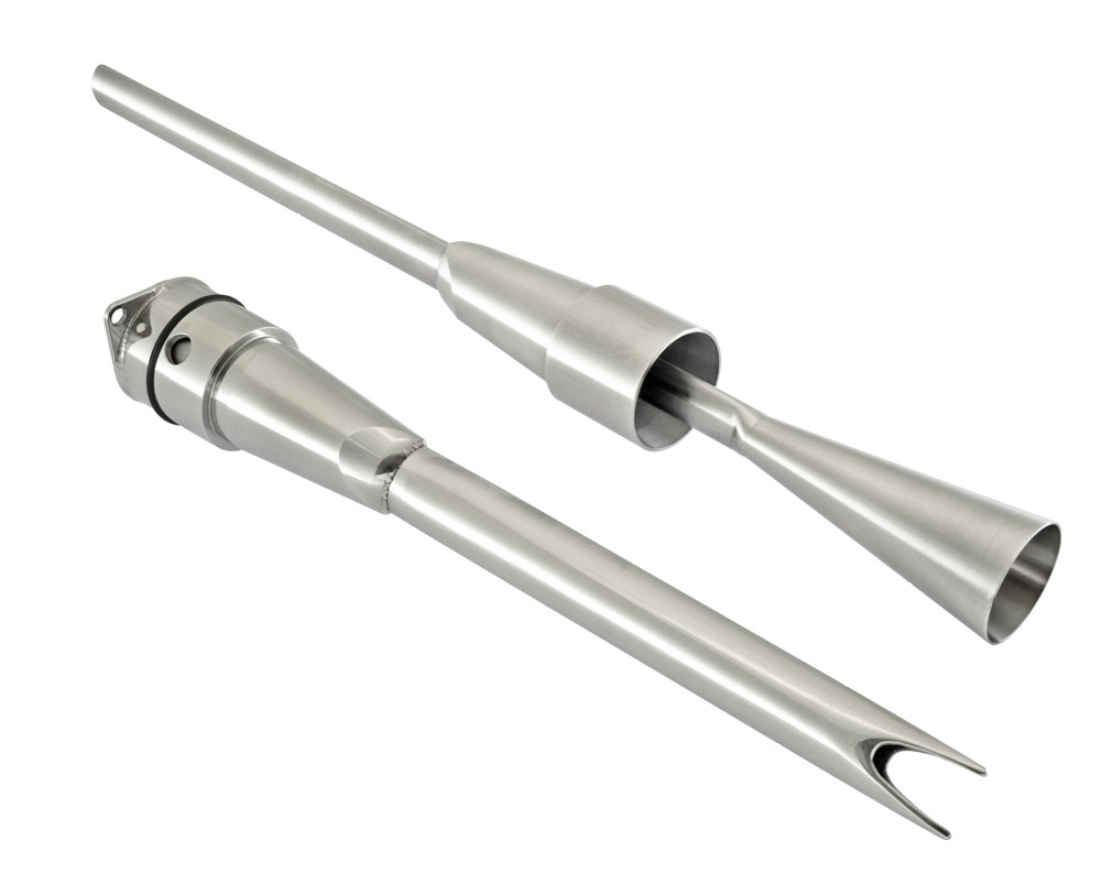 Funnel for powder dosing machines