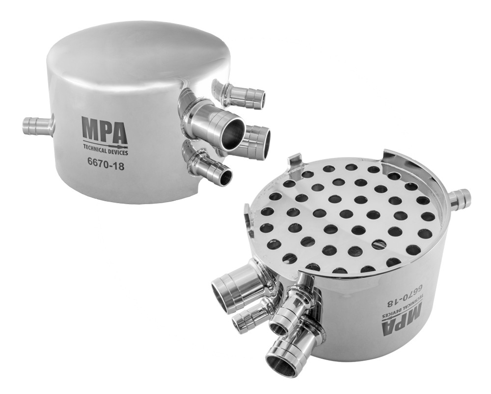 Fluid breaker distributor